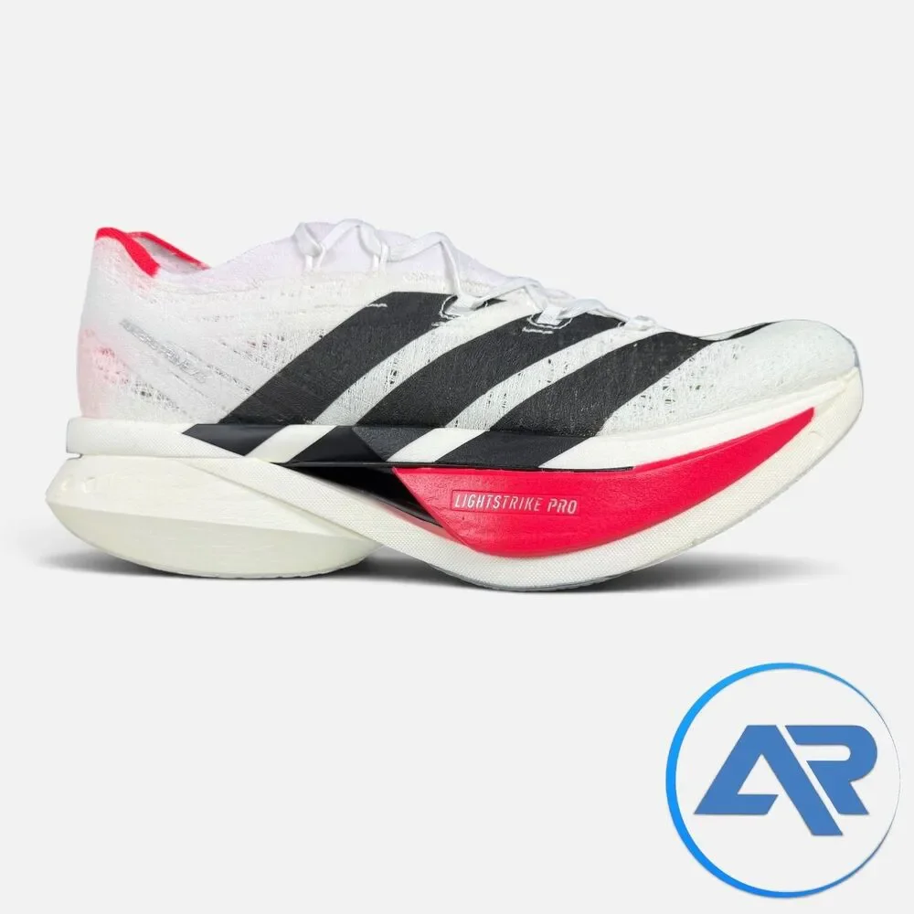 Adidas Adizero Prime X3 Strung Men's Size 10.5 Cloud White Lucid Red JR2597